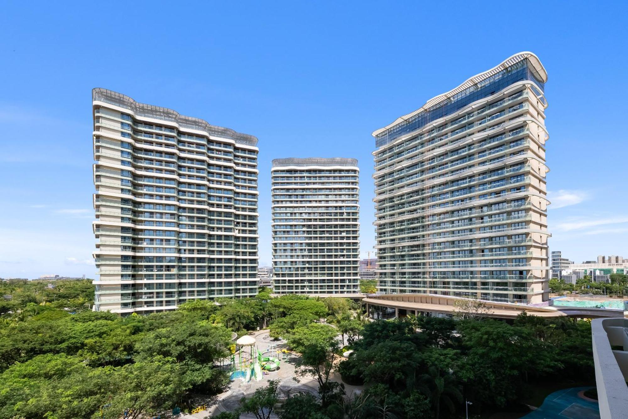Puhai Sea View Apt By Hailan Tour At Sanya Yazhou Bay#Only 100 Meters To Beach And Sea Swimming Area Ngoại thất bức ảnh
