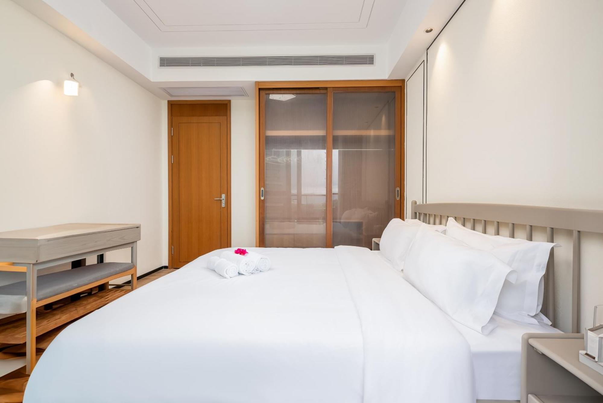 Puhai Sea View Apt By Hailan Tour At Sanya Yazhou Bay#Only 100 Meters To Beach And Sea Swimming Area Ngoại thất bức ảnh