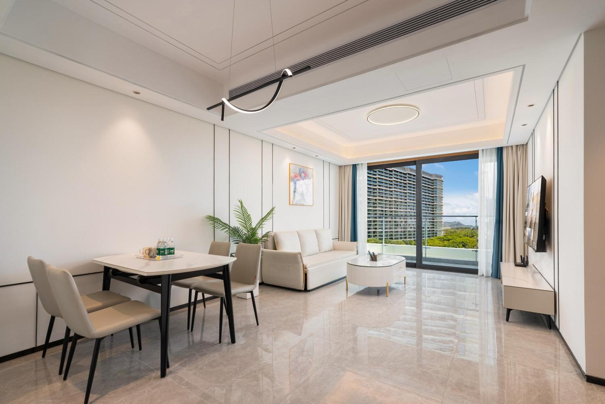 Puhai Sea View Apt By Hailan Tour At Sanya Yazhou Bay#Only 100 Meters To Beach And Sea Swimming Area Ngoại thất bức ảnh