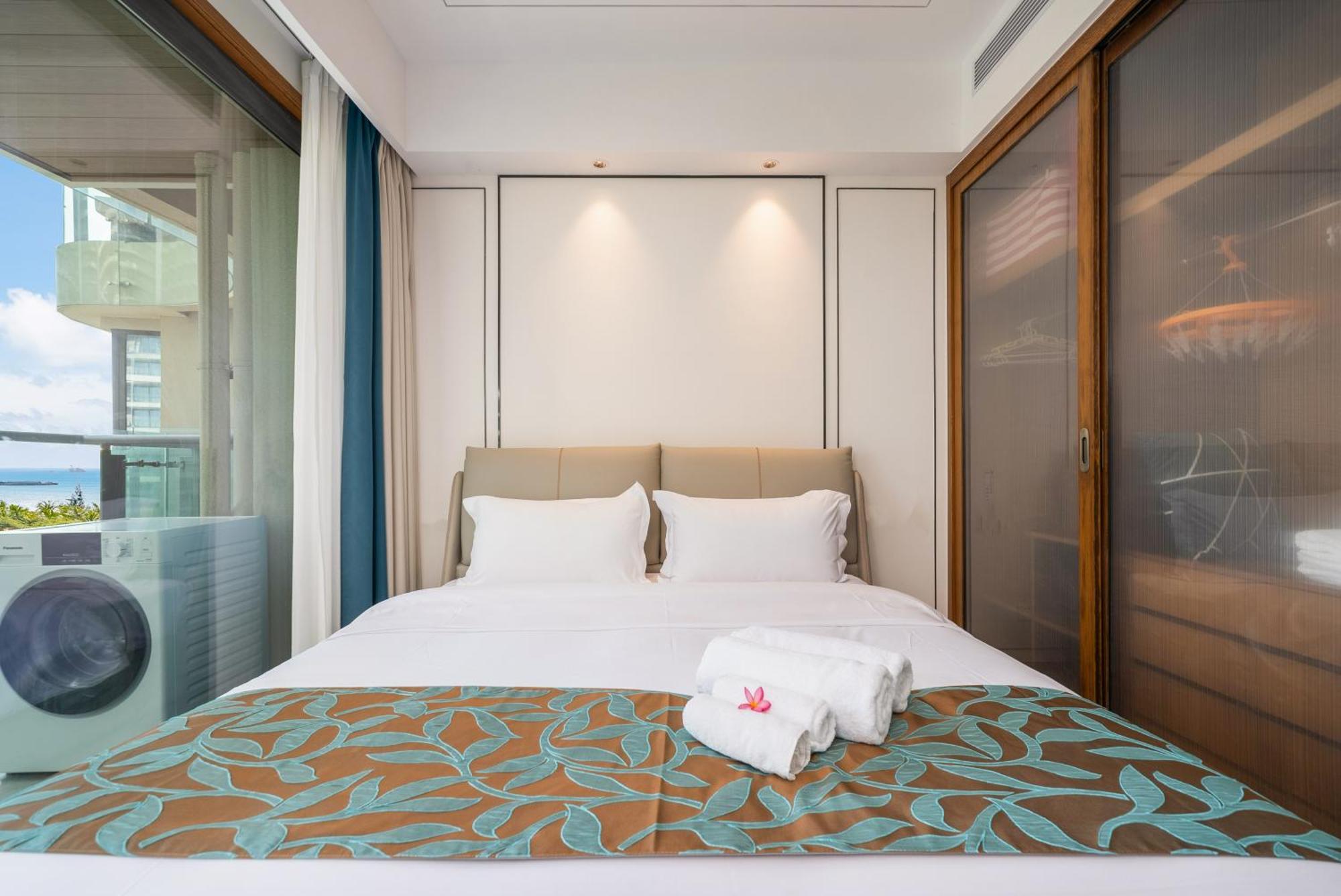 Puhai Sea View Apt By Hailan Tour At Sanya Yazhou Bay#Only 100 Meters To Beach And Sea Swimming Area Ngoại thất bức ảnh