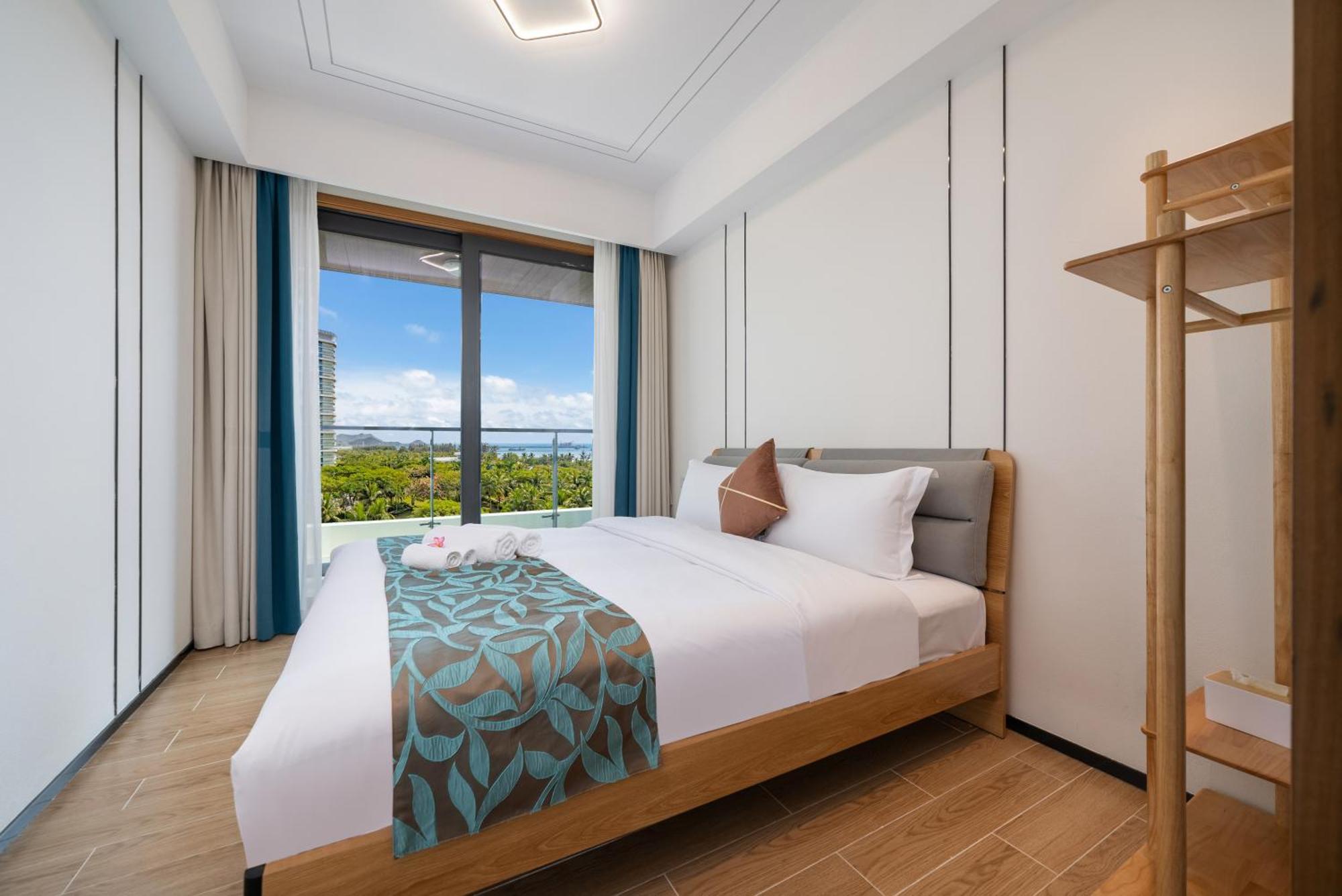Puhai Sea View Apt By Hailan Tour At Sanya Yazhou Bay#Only 100 Meters To Beach And Sea Swimming Area Ngoại thất bức ảnh
