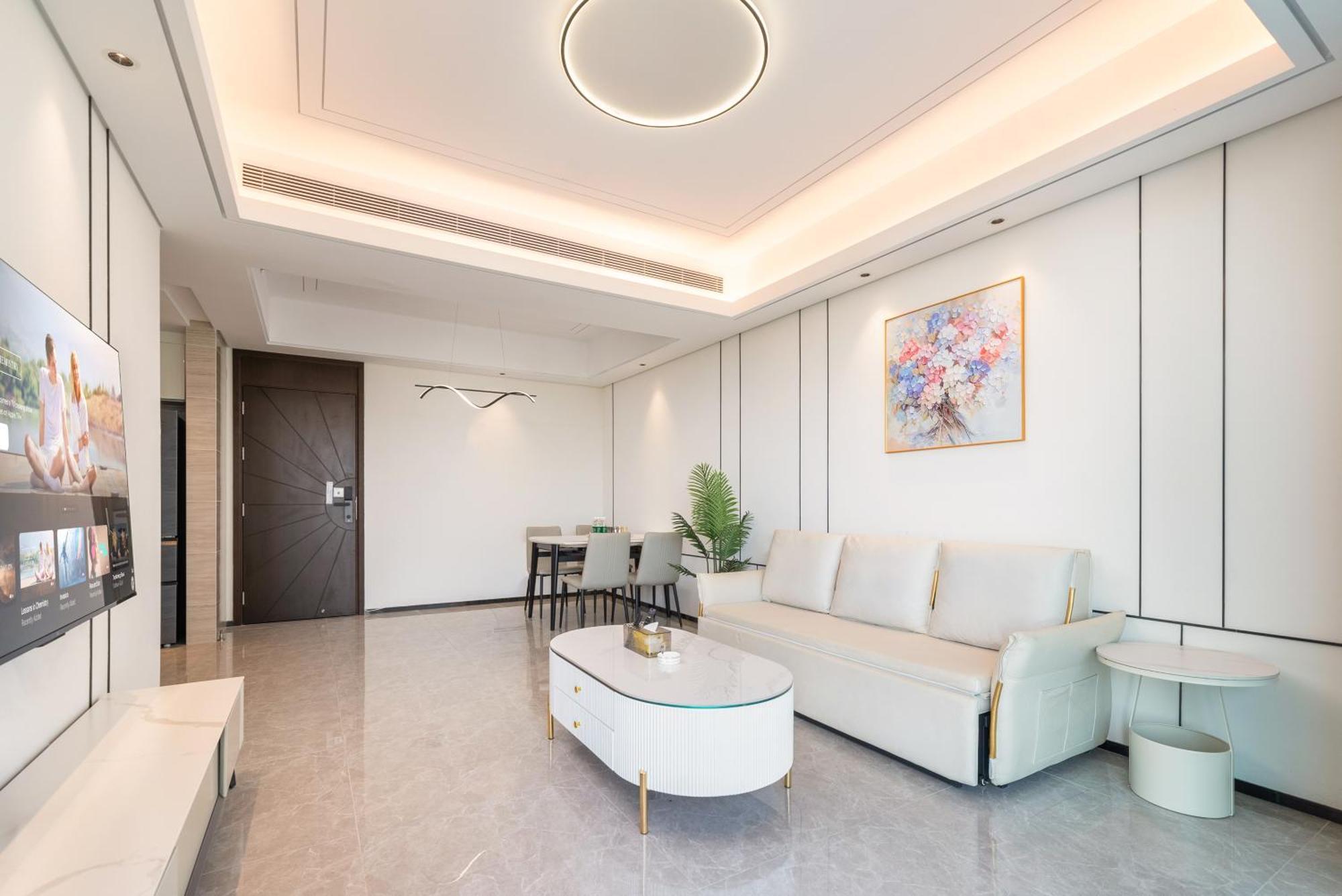 Puhai Sea View Apt By Hailan Tour At Sanya Yazhou Bay#Only 100 Meters To Beach And Sea Swimming Area Ngoại thất bức ảnh