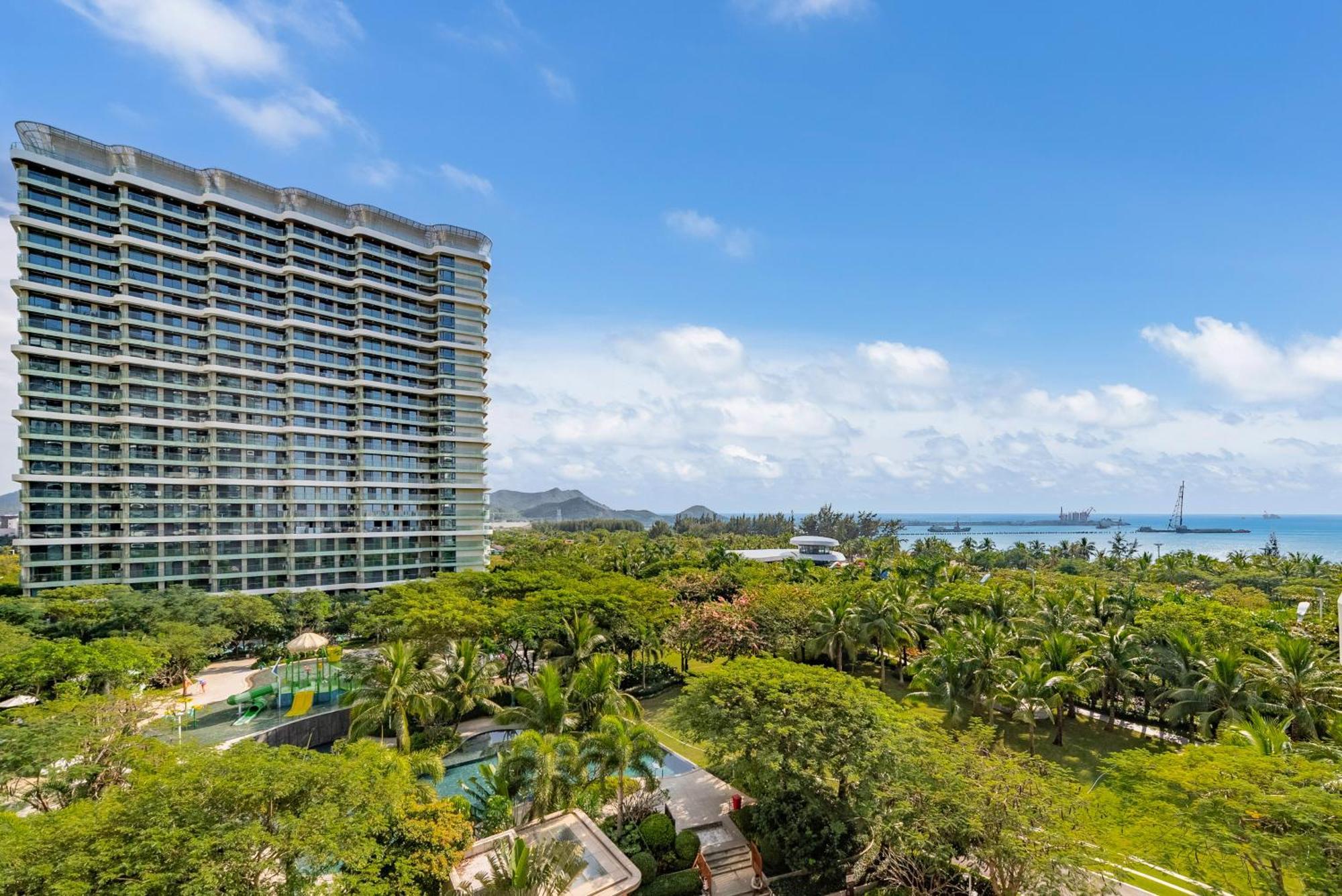 Puhai Sea View Apt By Hailan Tour At Sanya Yazhou Bay#Only 100 Meters To Beach And Sea Swimming Area Ngoại thất bức ảnh