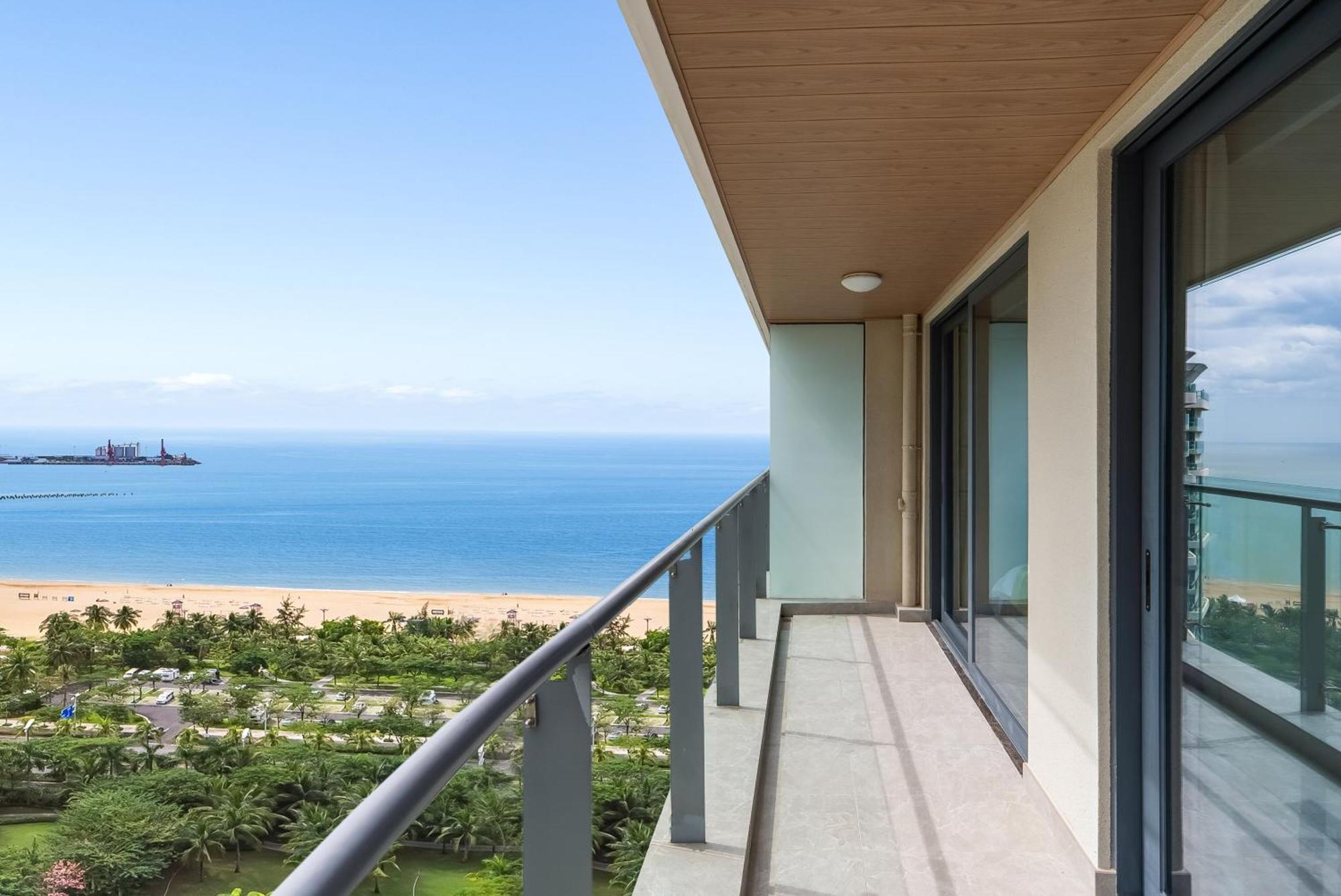 Puhai Sea View Apt By Hailan Tour At Sanya Yazhou Bay#Only 100 Meters To Beach And Sea Swimming Area Ngoại thất bức ảnh