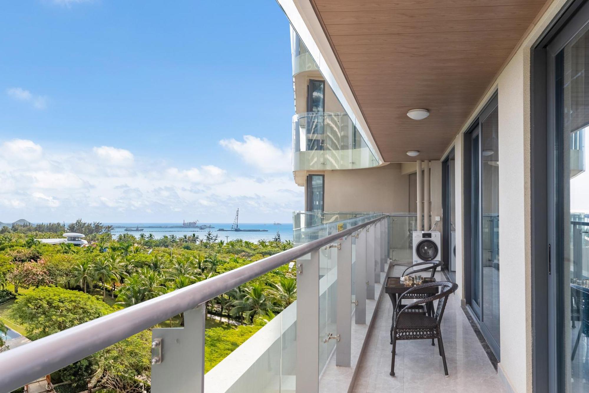 Puhai Sea View Apt By Hailan Tour At Sanya Yazhou Bay#Only 100 Meters To Beach And Sea Swimming Area Ngoại thất bức ảnh