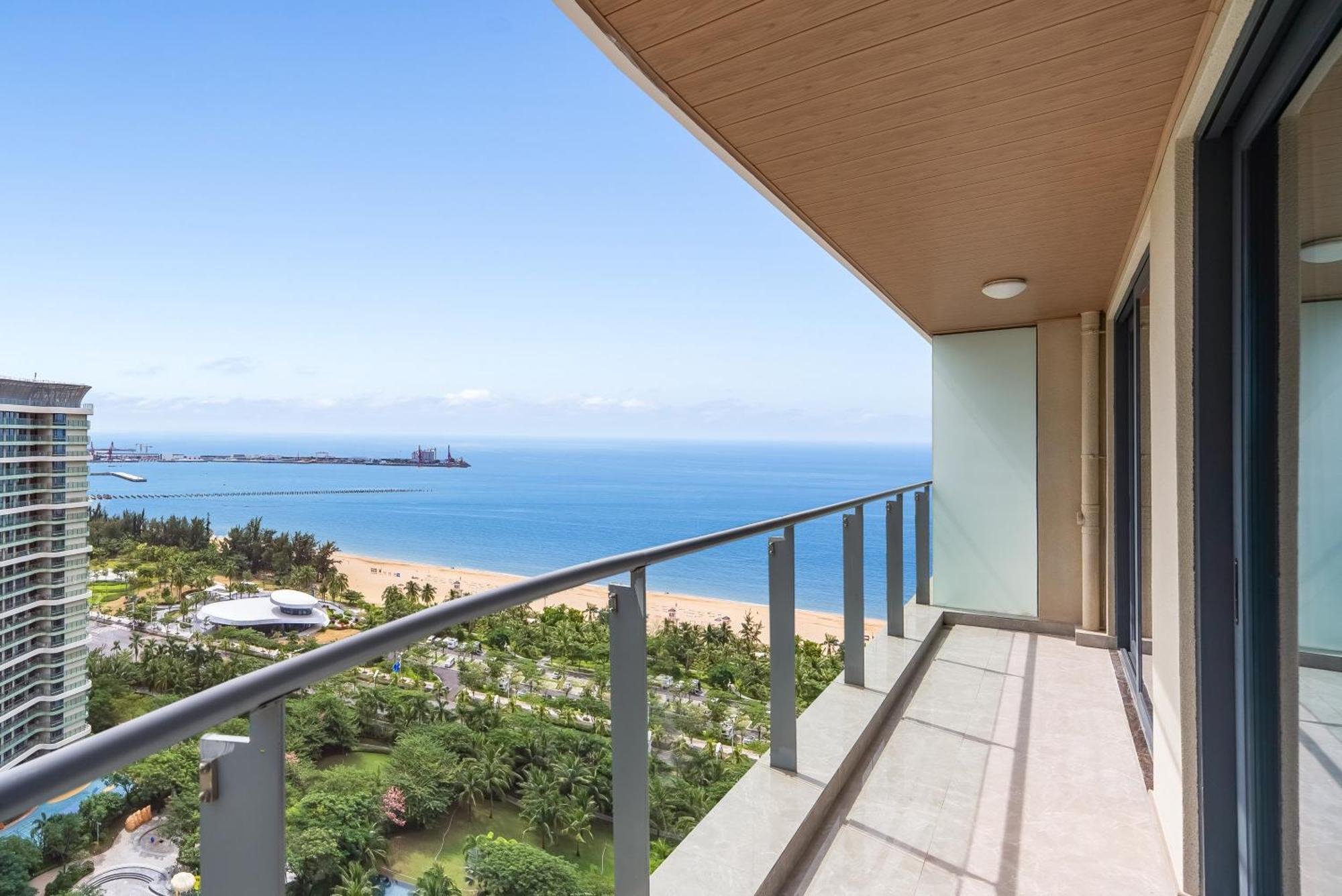 Puhai Sea View Apt By Hailan Tour At Sanya Yazhou Bay#Only 100 Meters To Beach And Sea Swimming Area Ngoại thất bức ảnh