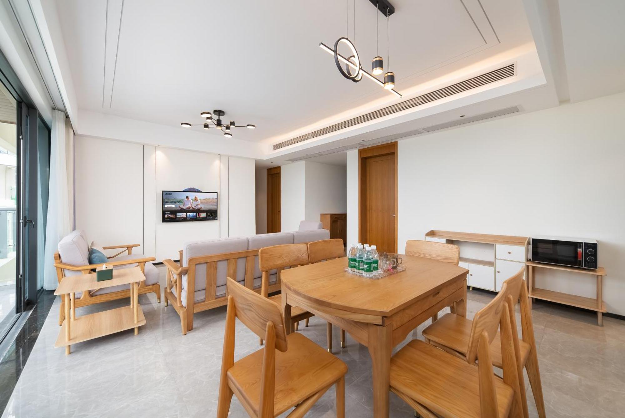 Puhai Sea View Apt By Hailan Tour At Sanya Yazhou Bay#Only 100 Meters To Beach And Sea Swimming Area Ngoại thất bức ảnh