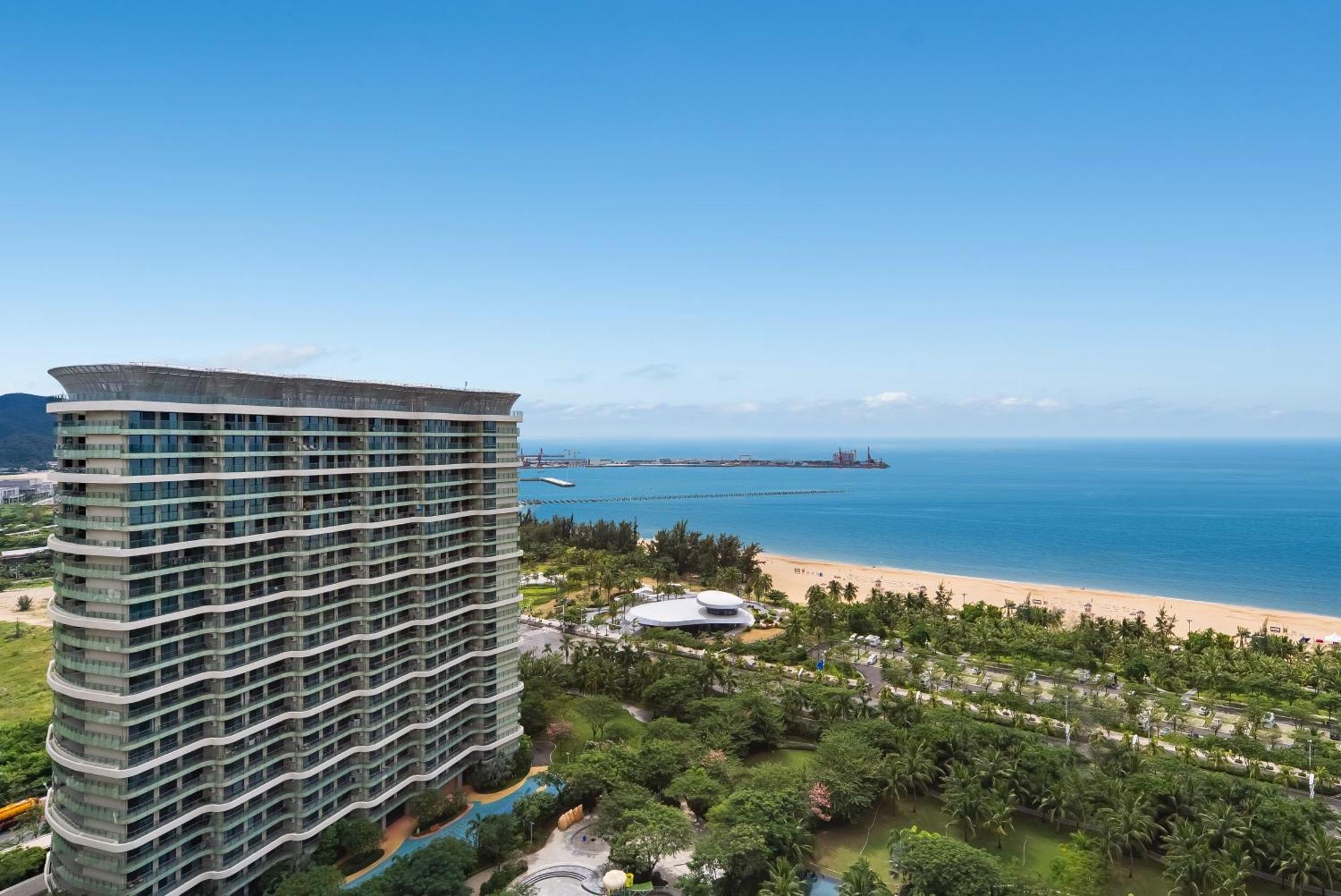 Puhai Sea View Apt By Hailan Tour At Sanya Yazhou Bay#Only 100 Meters To Beach And Sea Swimming Area Ngoại thất bức ảnh