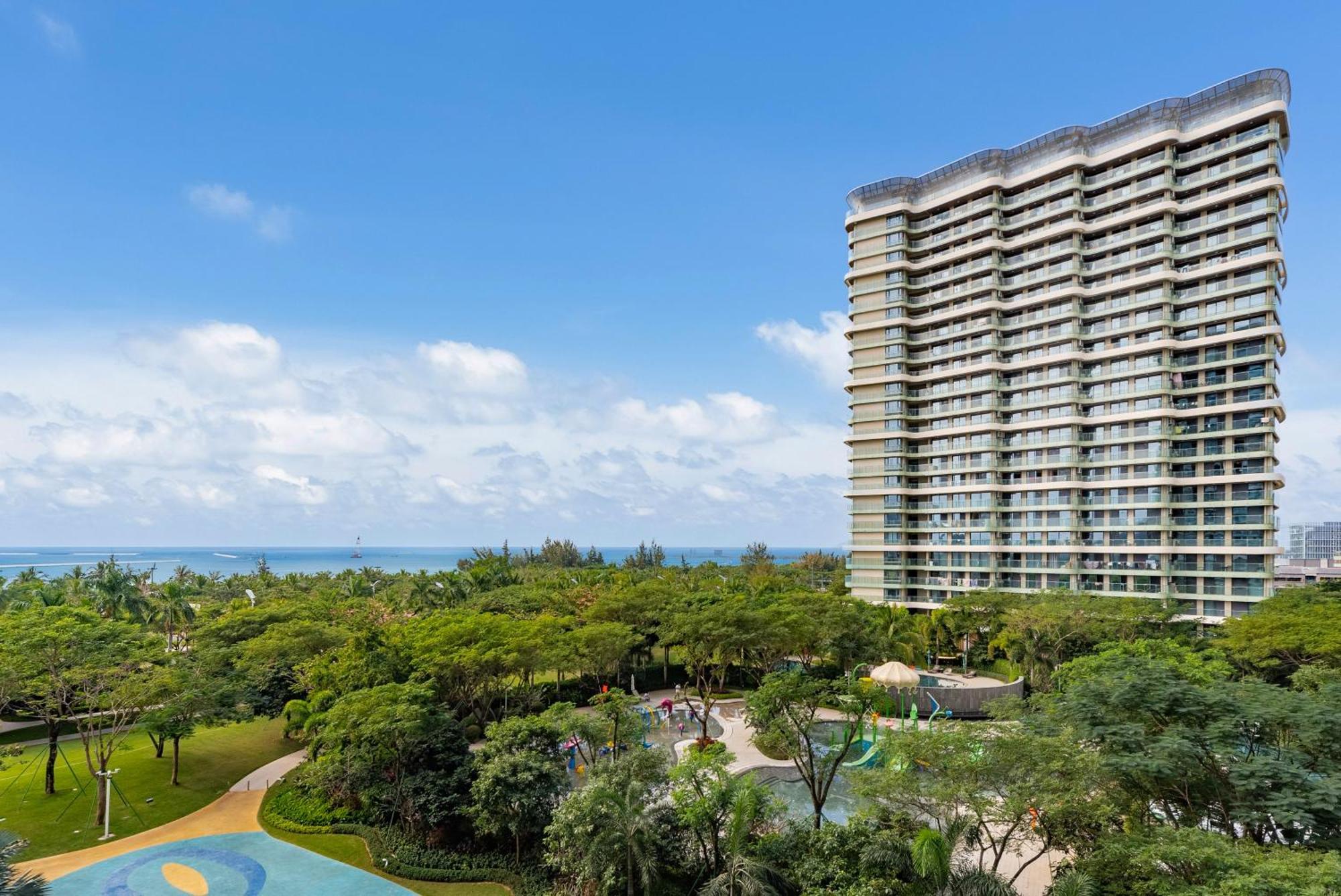 Puhai Sea View Apt By Hailan Tour At Sanya Yazhou Bay#Only 100 Meters To Beach And Sea Swimming Area Ngoại thất bức ảnh