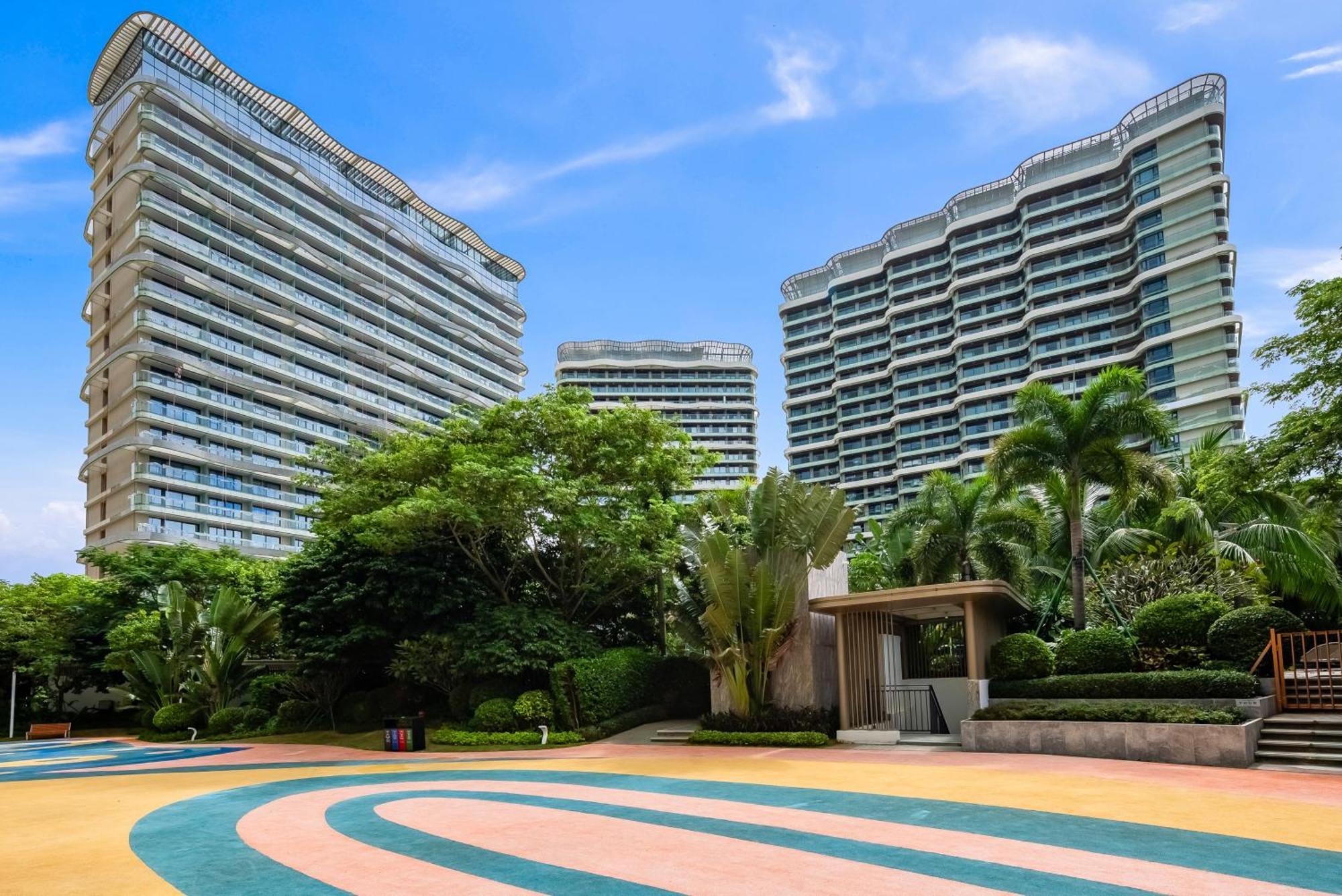 Puhai Sea View Apt By Hailan Tour At Sanya Yazhou Bay#Only 100 Meters To Beach And Sea Swimming Area Ngoại thất bức ảnh