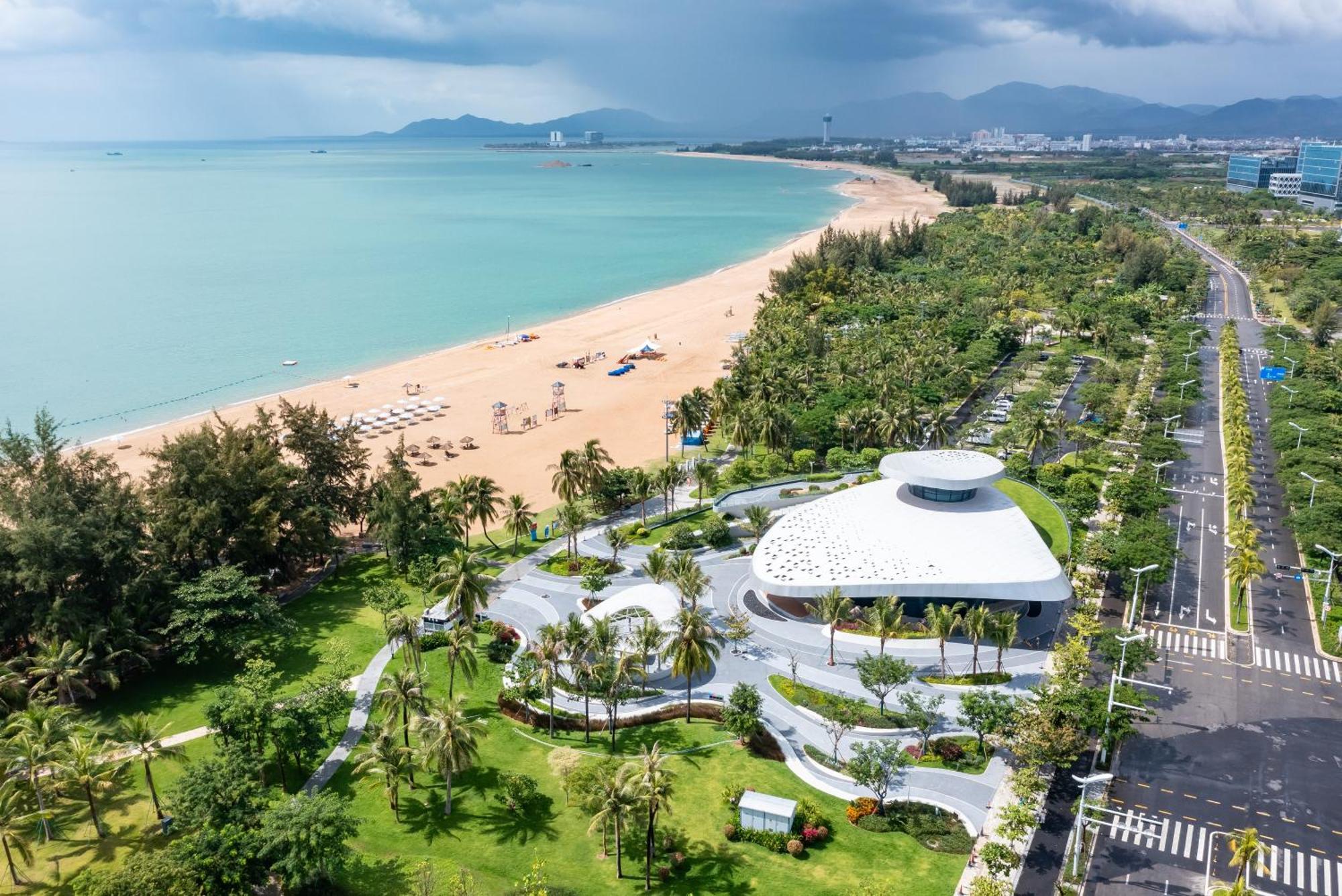 Puhai Sea View Apt By Hailan Tour At Sanya Yazhou Bay#Only 100 Meters To Beach And Sea Swimming Area Ngoại thất bức ảnh