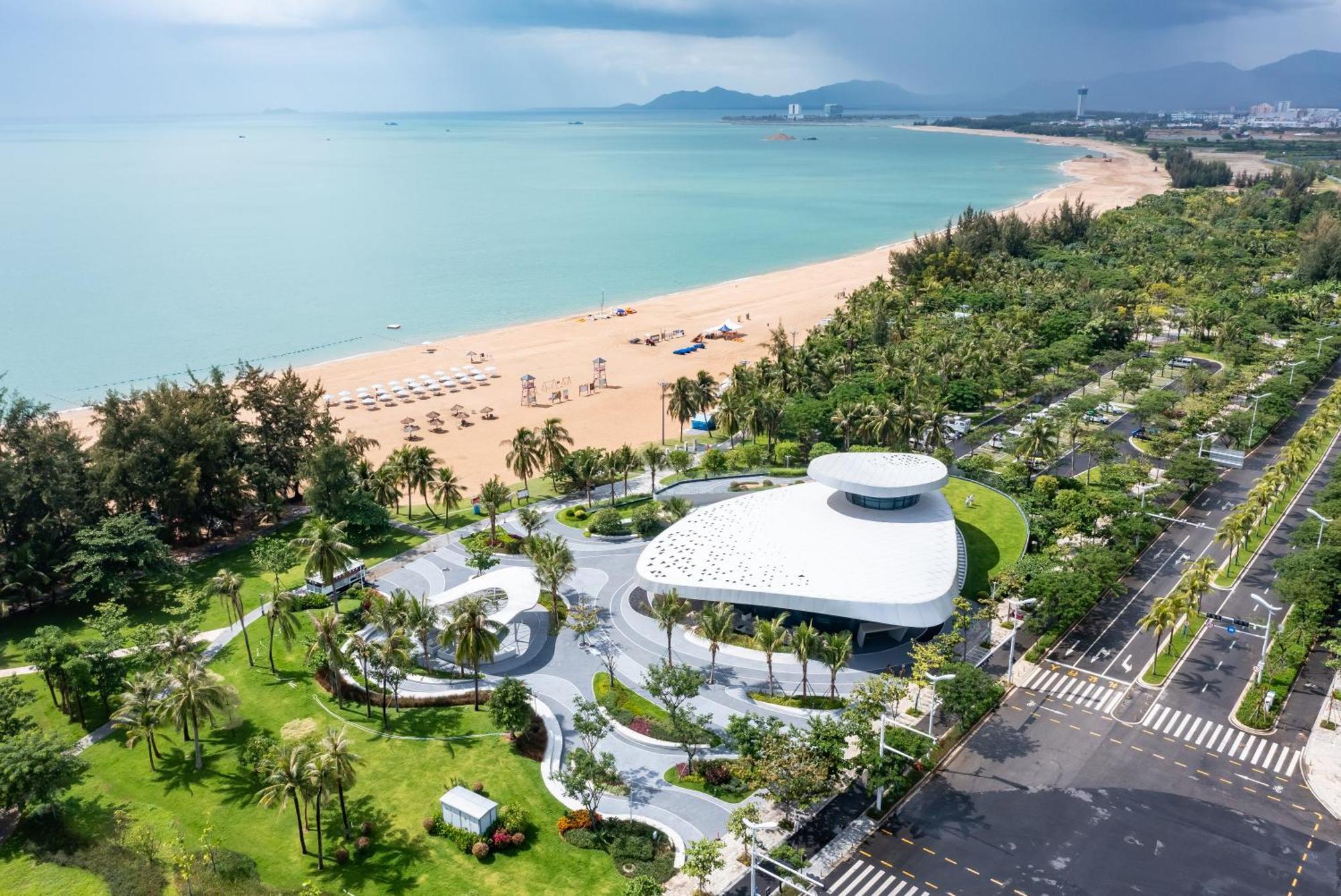 Puhai Sea View Apt By Hailan Tour At Sanya Yazhou Bay#Only 100 Meters To Beach And Sea Swimming Area Ngoại thất bức ảnh