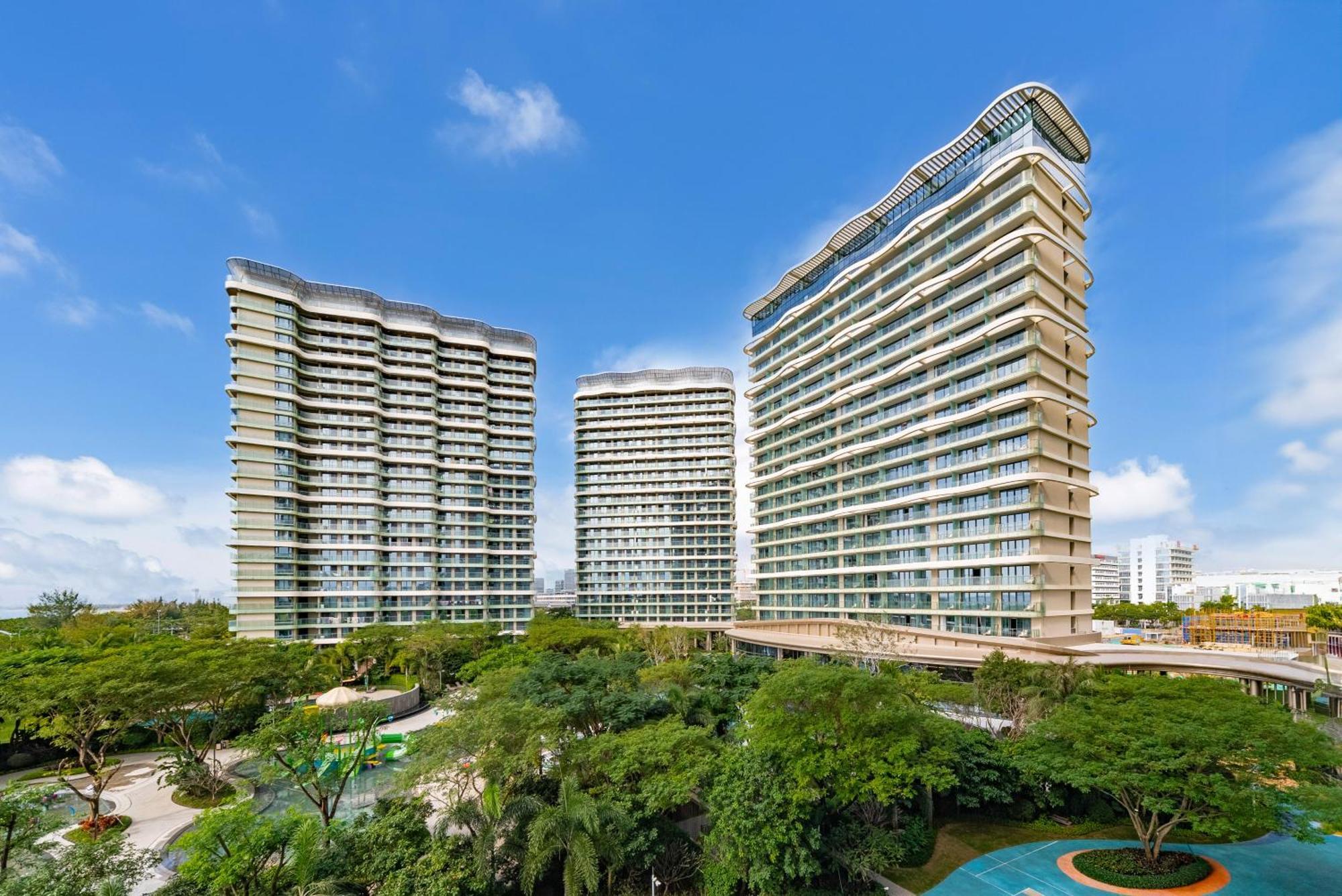 Puhai Sea View Apt By Hailan Tour At Sanya Yazhou Bay#Only 100 Meters To Beach And Sea Swimming Area Ngoại thất bức ảnh