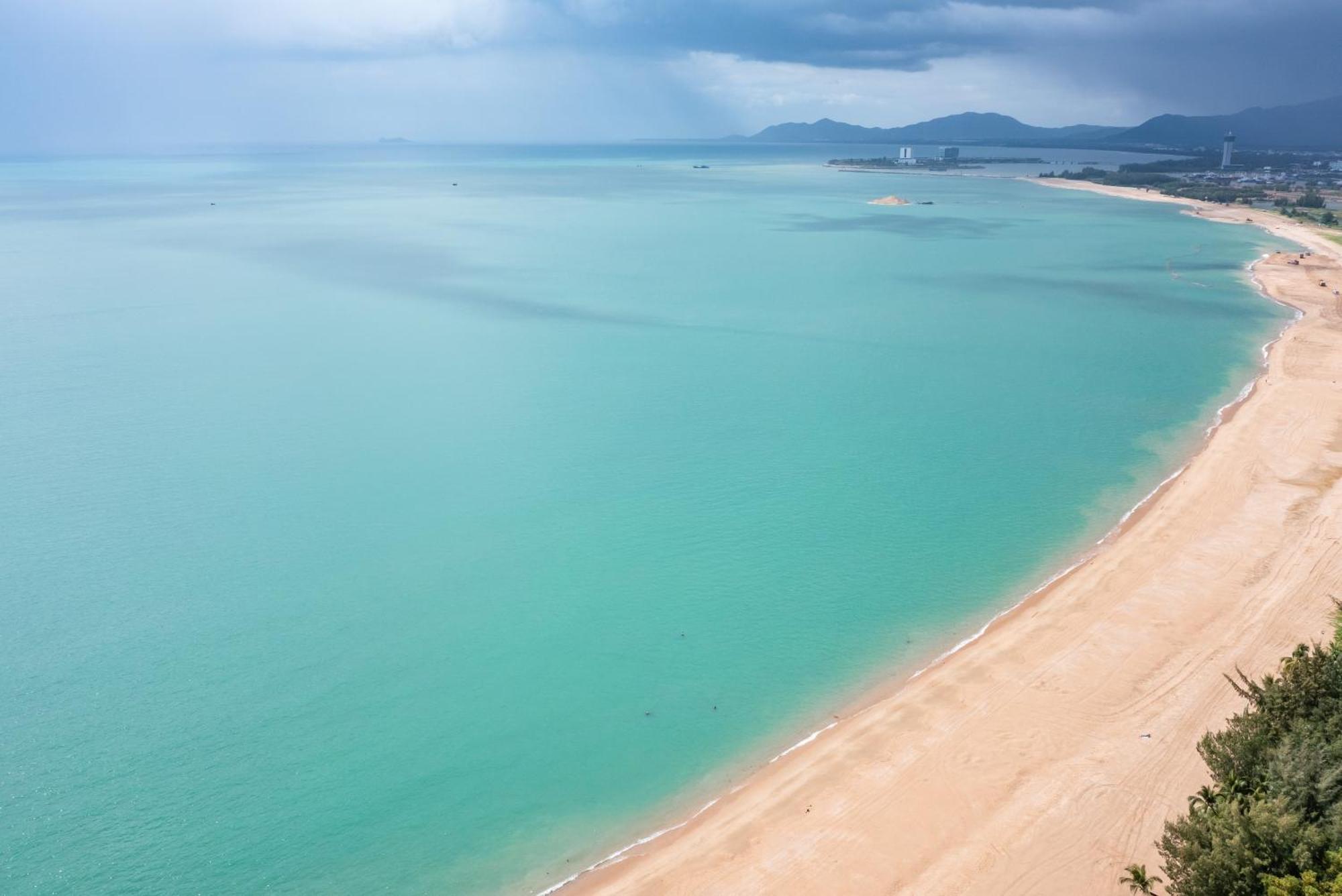Puhai Sea View Apt By Hailan Tour At Sanya Yazhou Bay#Only 100 Meters To Beach And Sea Swimming Area Ngoại thất bức ảnh